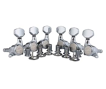 Amazon | Guyker ギターロックチューナー 6個 (3L + 3Rハンド